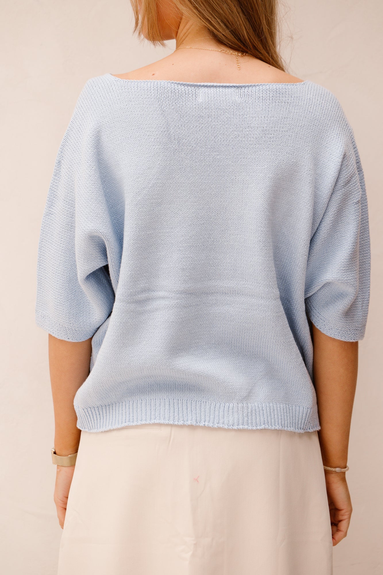 Sandra top light blue - Bij Keesje - Bij Keesje The Label - top