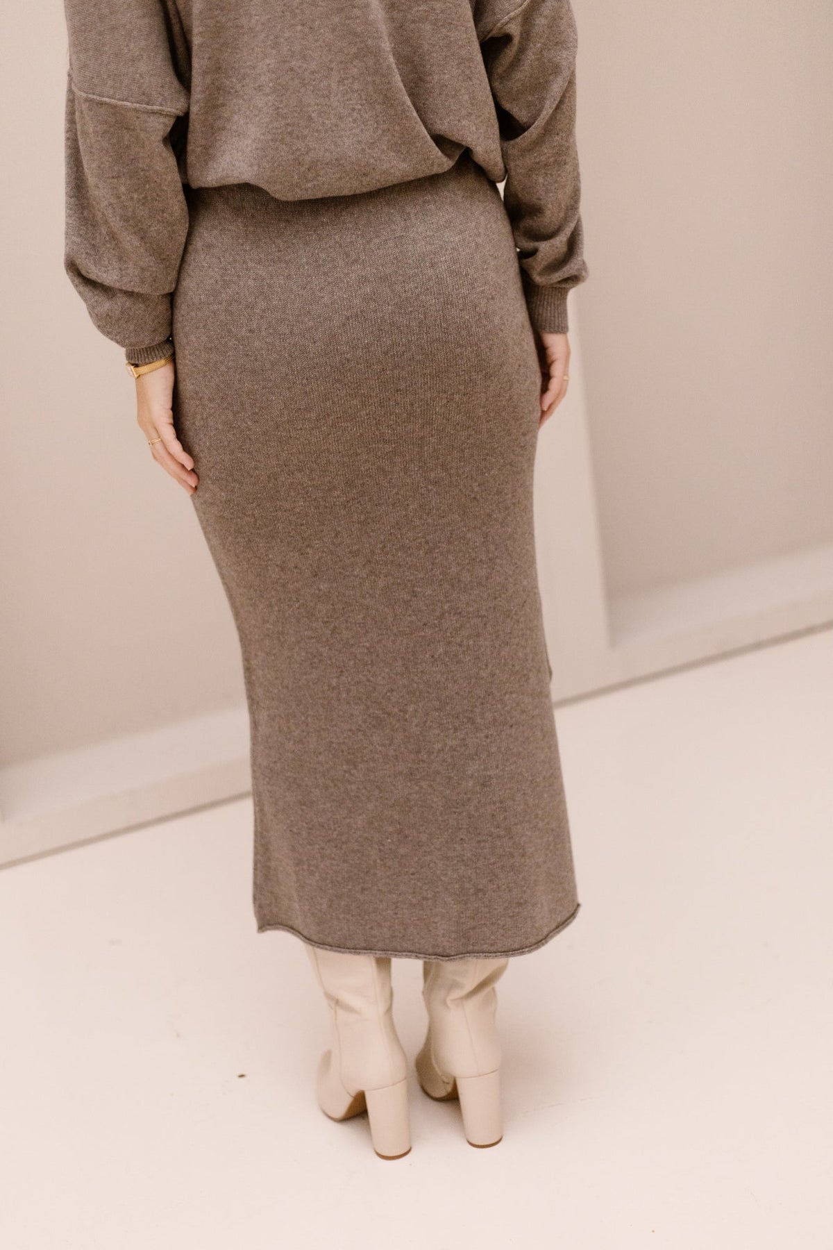 Sissi Skirt Taupe - Bij Keesje - Teatro - Rok