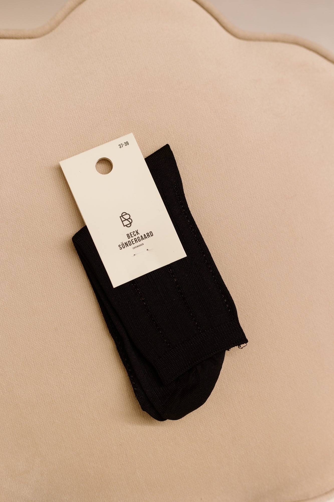 Solid Drake Sock - Black - Bij Keesje - Becksöndergaard - Sokken