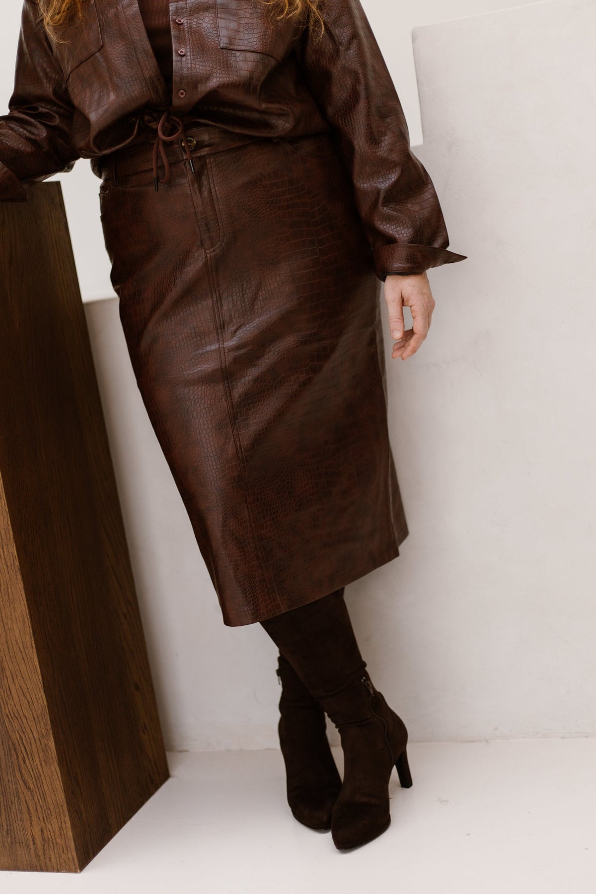Sonnet Skirt Capuccino - Bij Keesje - G-maxx - Rok