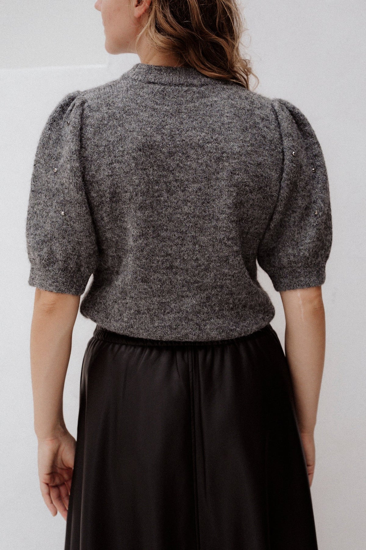 Sweater S/SLVE Diamonds Grey - Bij Keesje - Esqualo - Trui