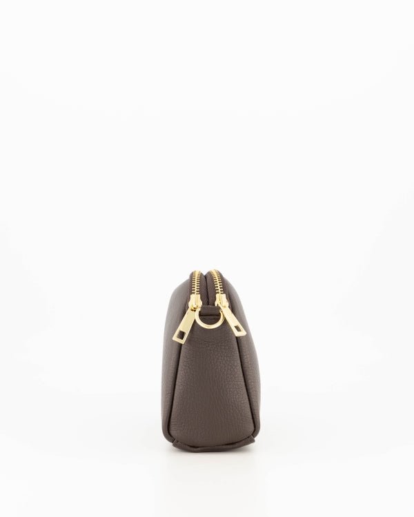 Tas Carini leer donkerbruin - Bij Keesje - Bij Keesje - Tas