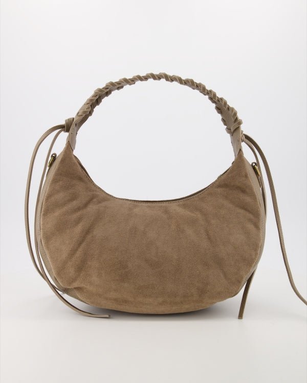 Tas Cassidy suede taupe - Bij Keesje - Bij Keesje -