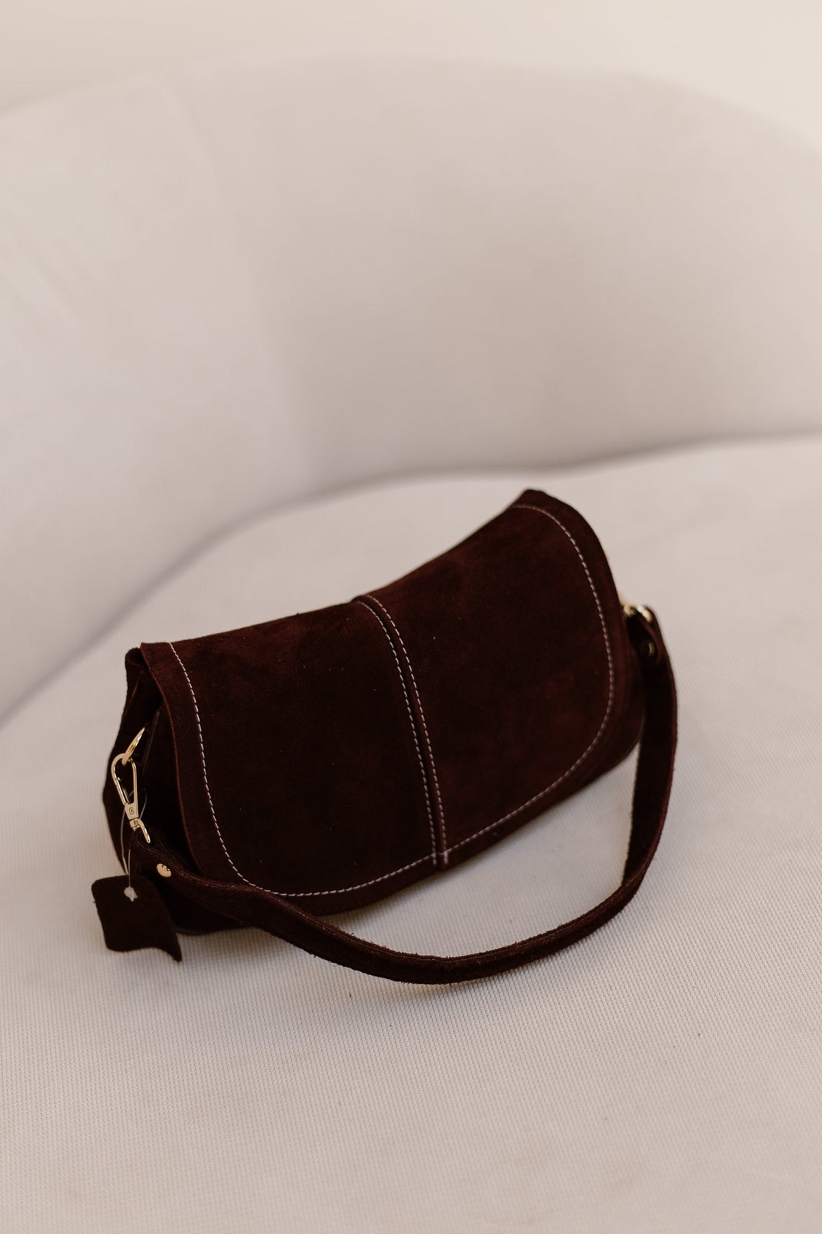 Tas Catania suede bordeaux - Bij Keesje - Bij Keesje - Tas