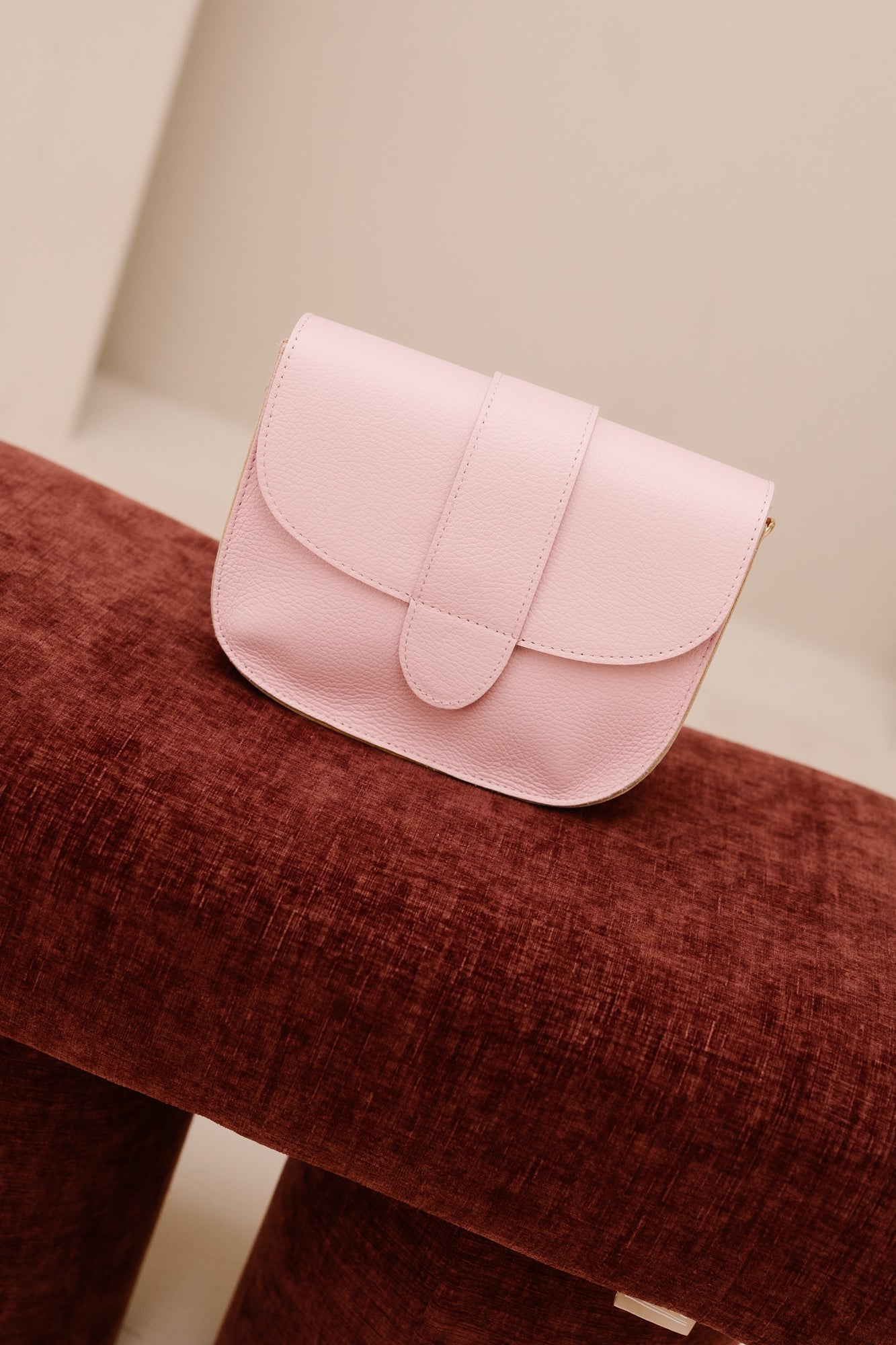 Tas Esdoorn leer roze - Bij Keesje - Bij Keesje -