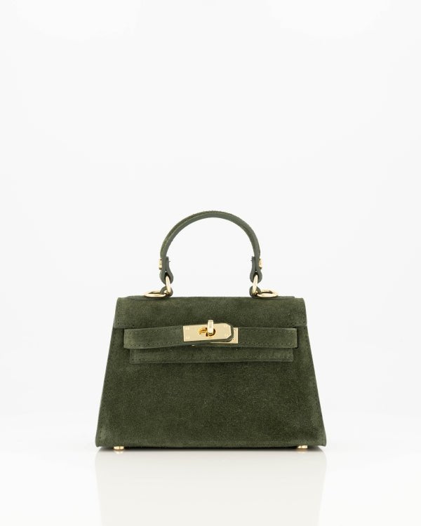 Tas Grace suede groen - Bij Keesje - Bij Keesje - Tas