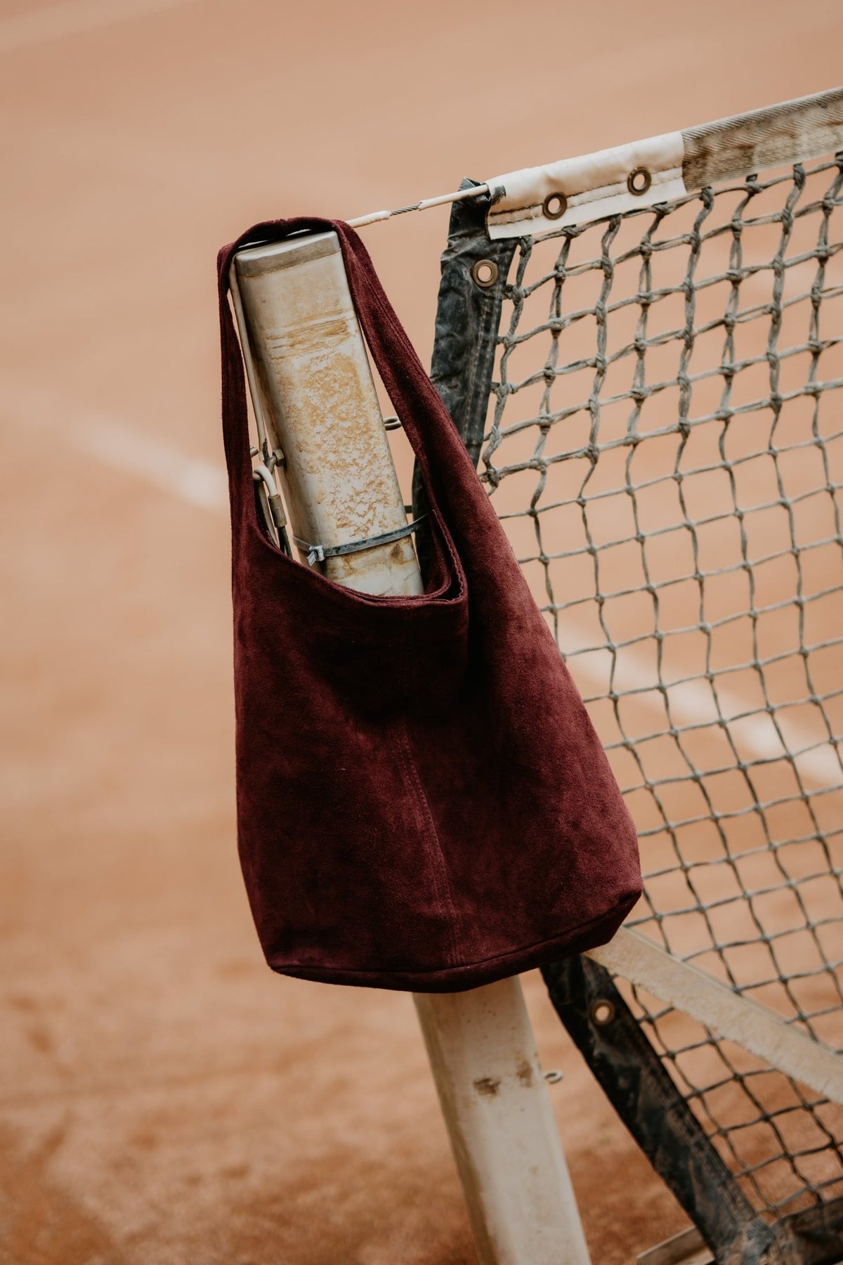 Tas Loreen suede burgundy - Bij Keesje - Bij Keesje - tas
