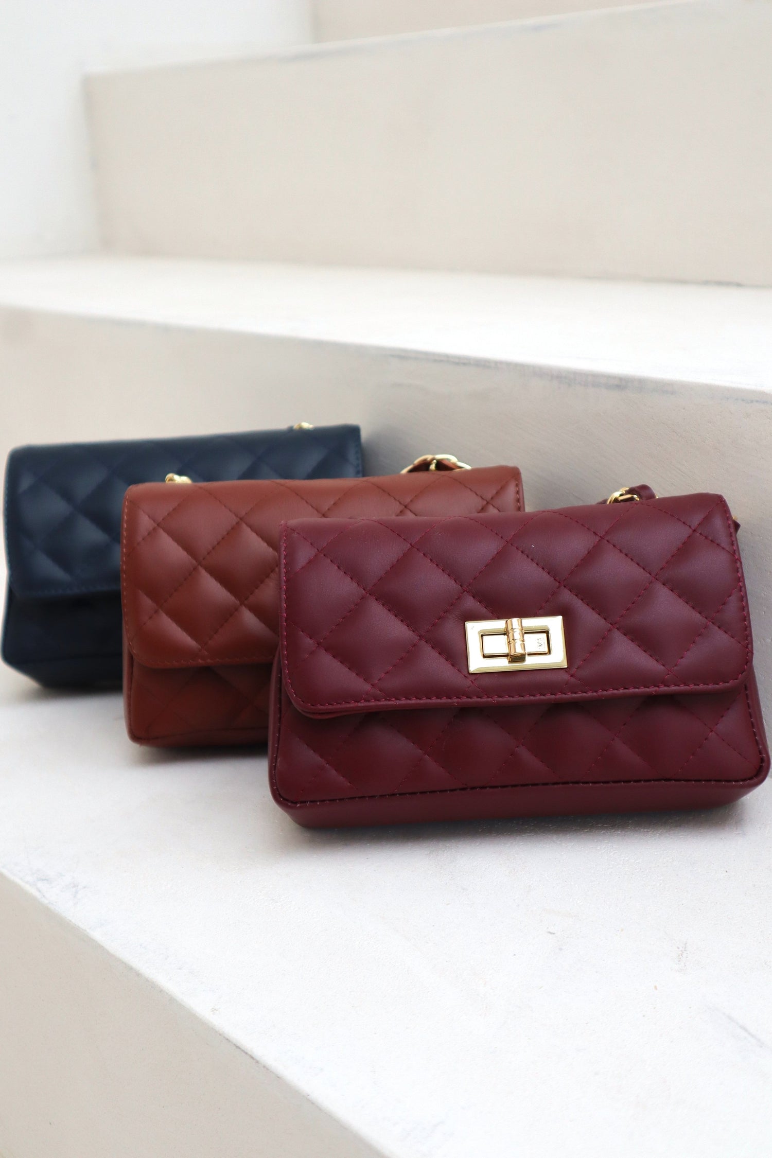 Tas madelief klein donkerblauw - Bij Keesje - Bij Keesje