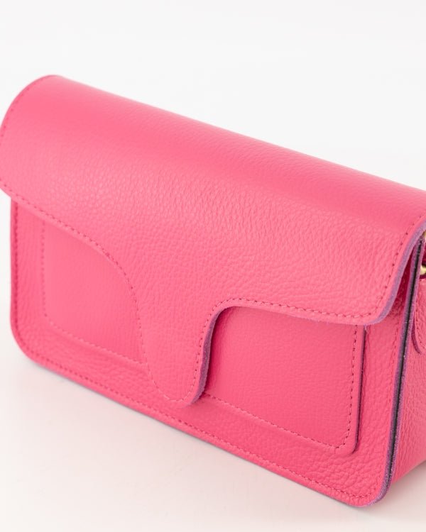 Tas Margot leer flamingo - Bij Keesje - Bij Keesje - tas