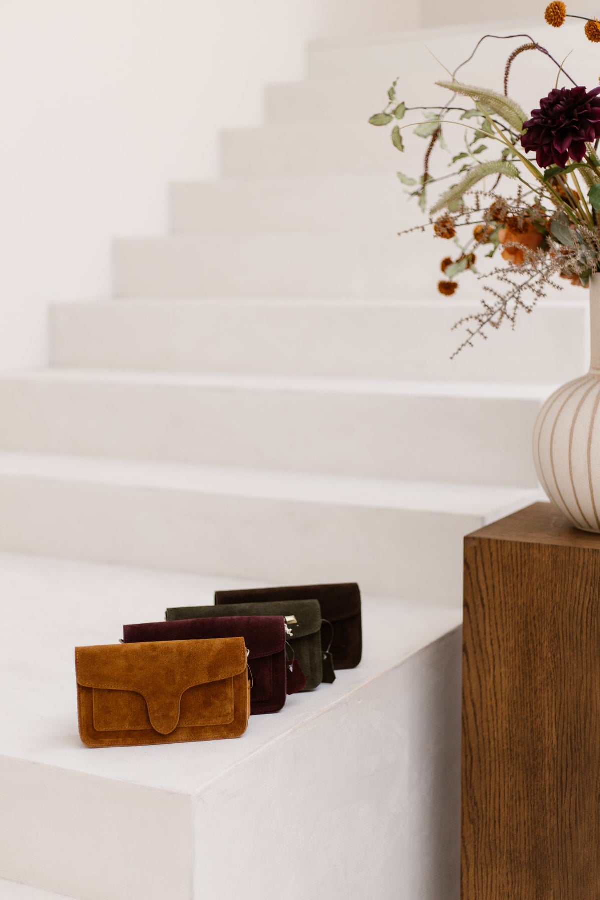 Tas Margot suede bordeaux - Bij Keesje - Bij Keesje - Tas