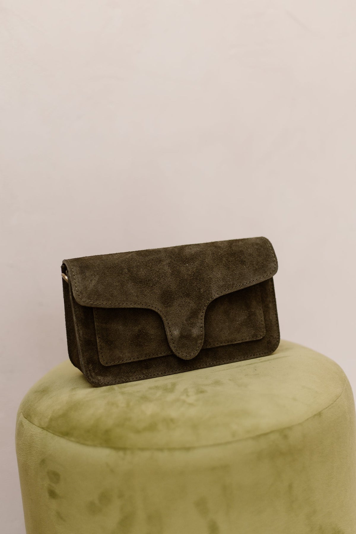 Tas Margot suede groen - Bij Keesje - Bij Keesje - Tas