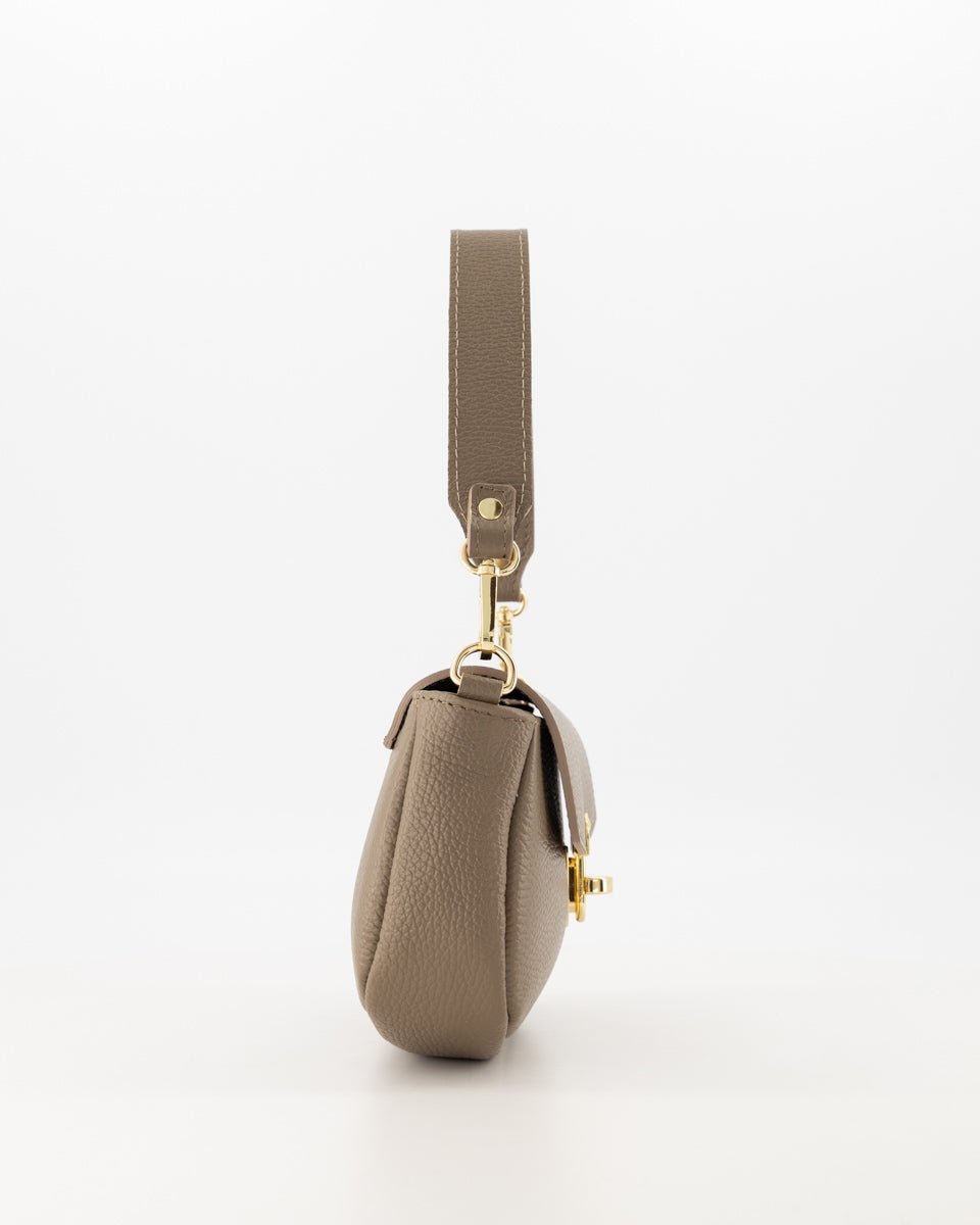 Tas Marissa donker taupe - Bij Keesje - Bij Keesje - tas
