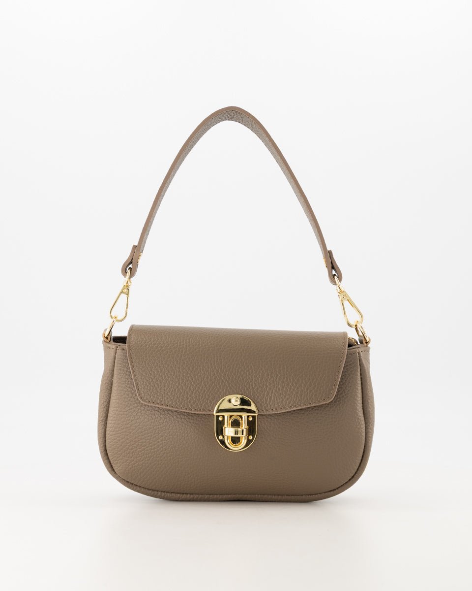 Tas Marissa donker taupe - Bij Keesje - Bij Keesje - tas