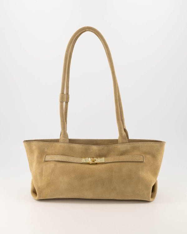 Tas Peet suede zand - Bij Keesje - Bij Keesje - tas