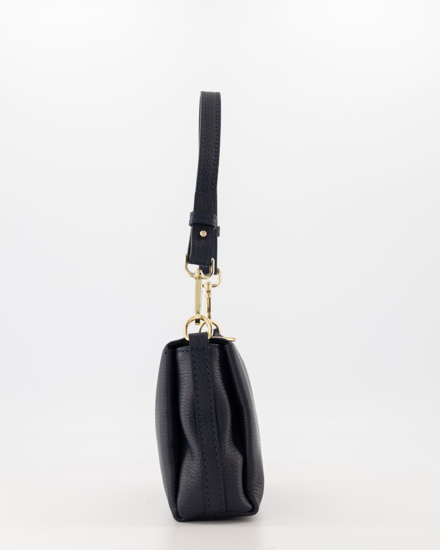 Tas Santi leer donkerblauw - Bij Keesje - Bij Keesje - tas