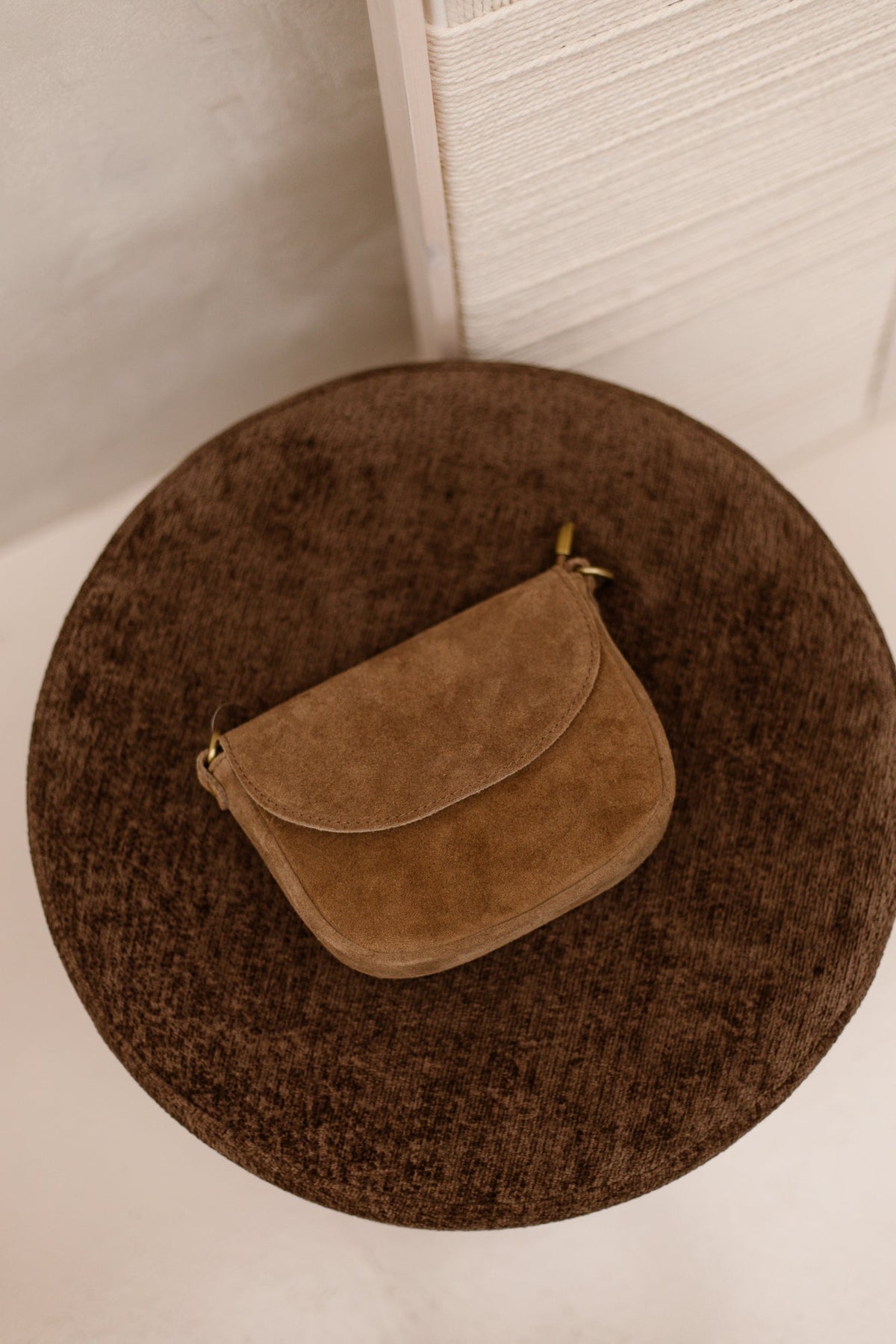 Tas Sevilla suede taupe - Bij Keesje - Bij Keesje - Tas