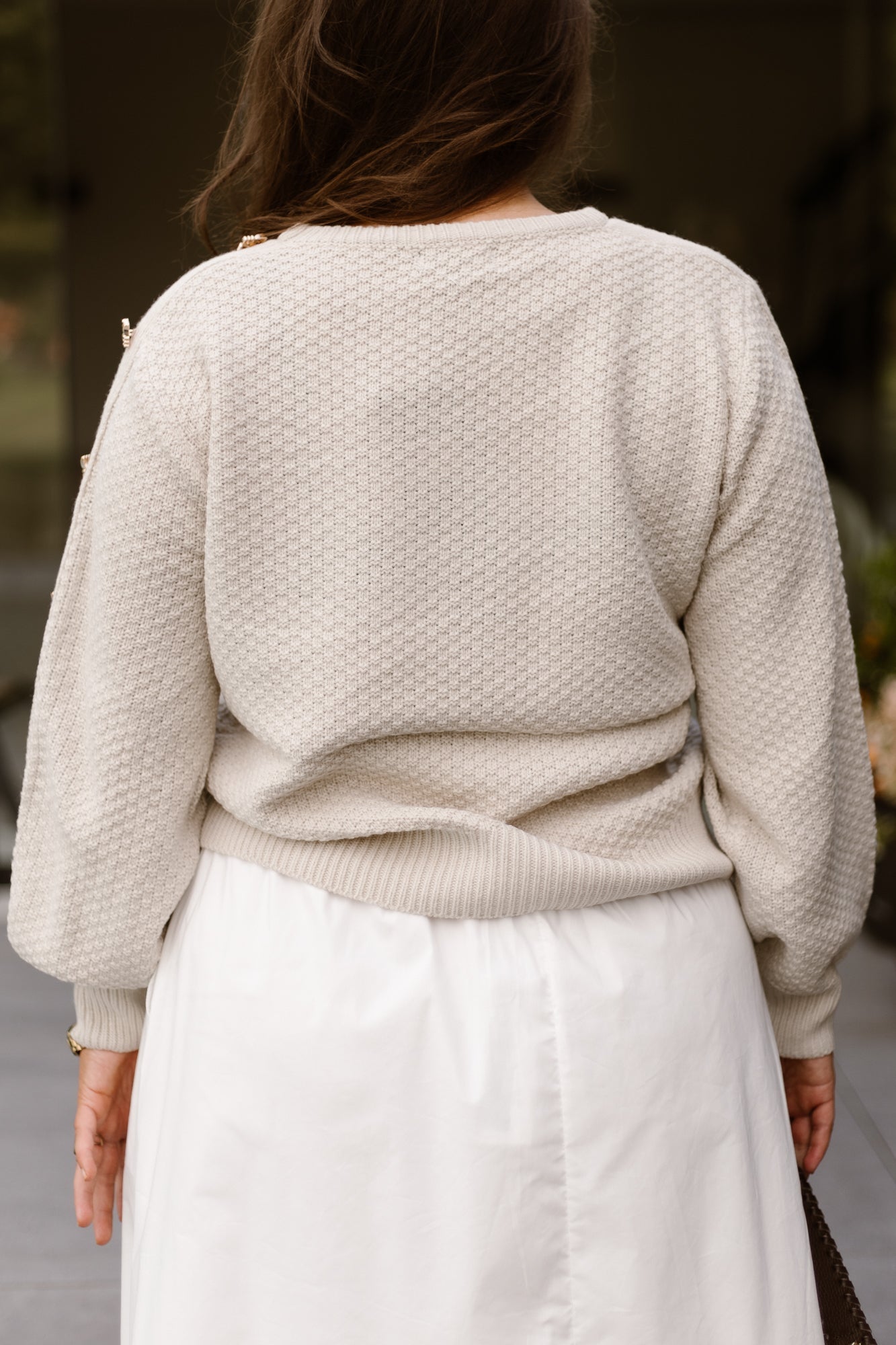 Teagan Knitting Sweater Sand - Bij Keesje - G-maxx - sweater