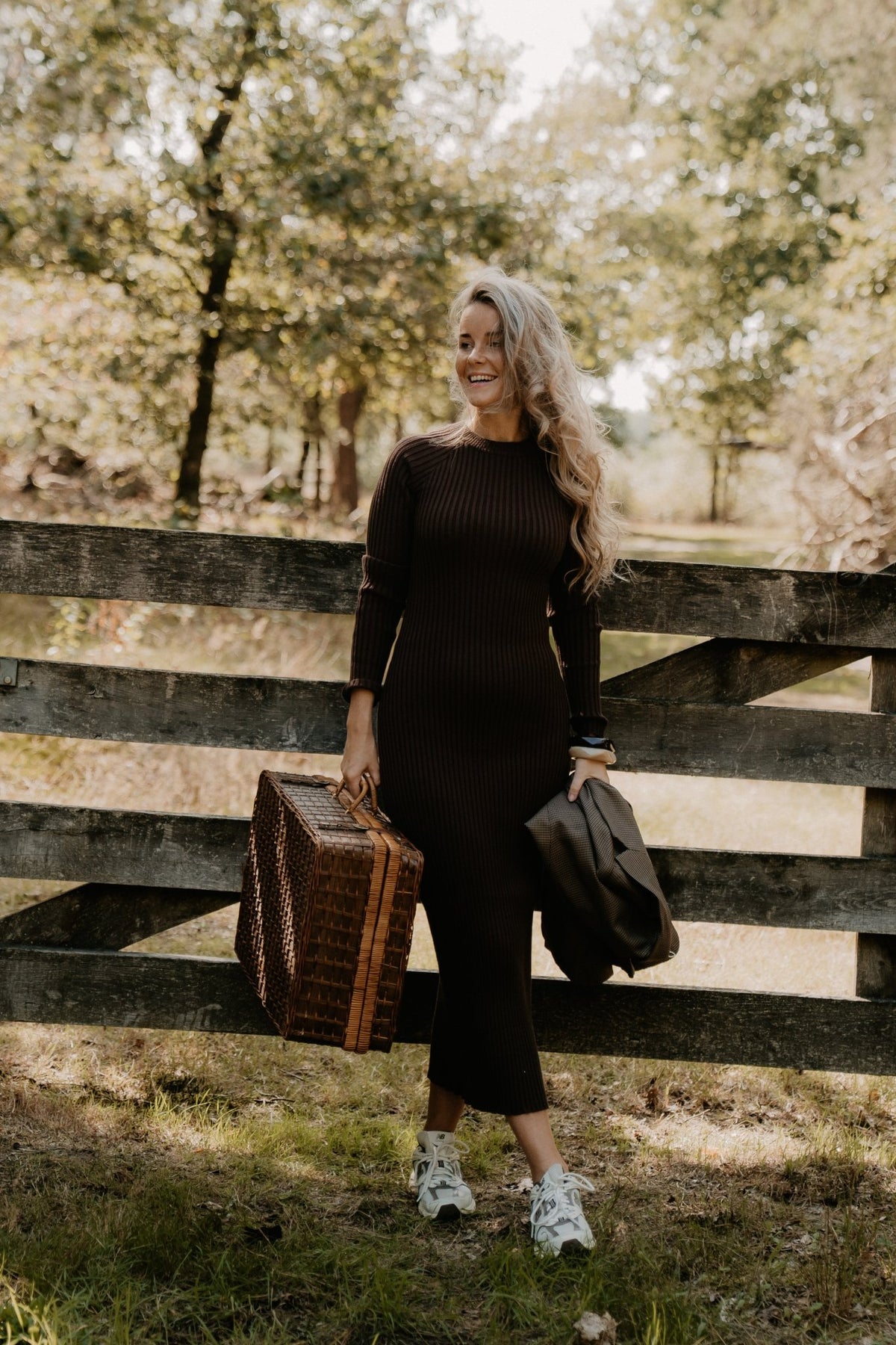 Theresa Bodycon Dress Brown - Bij Keesje - Bij Keesje The Label - Jurk