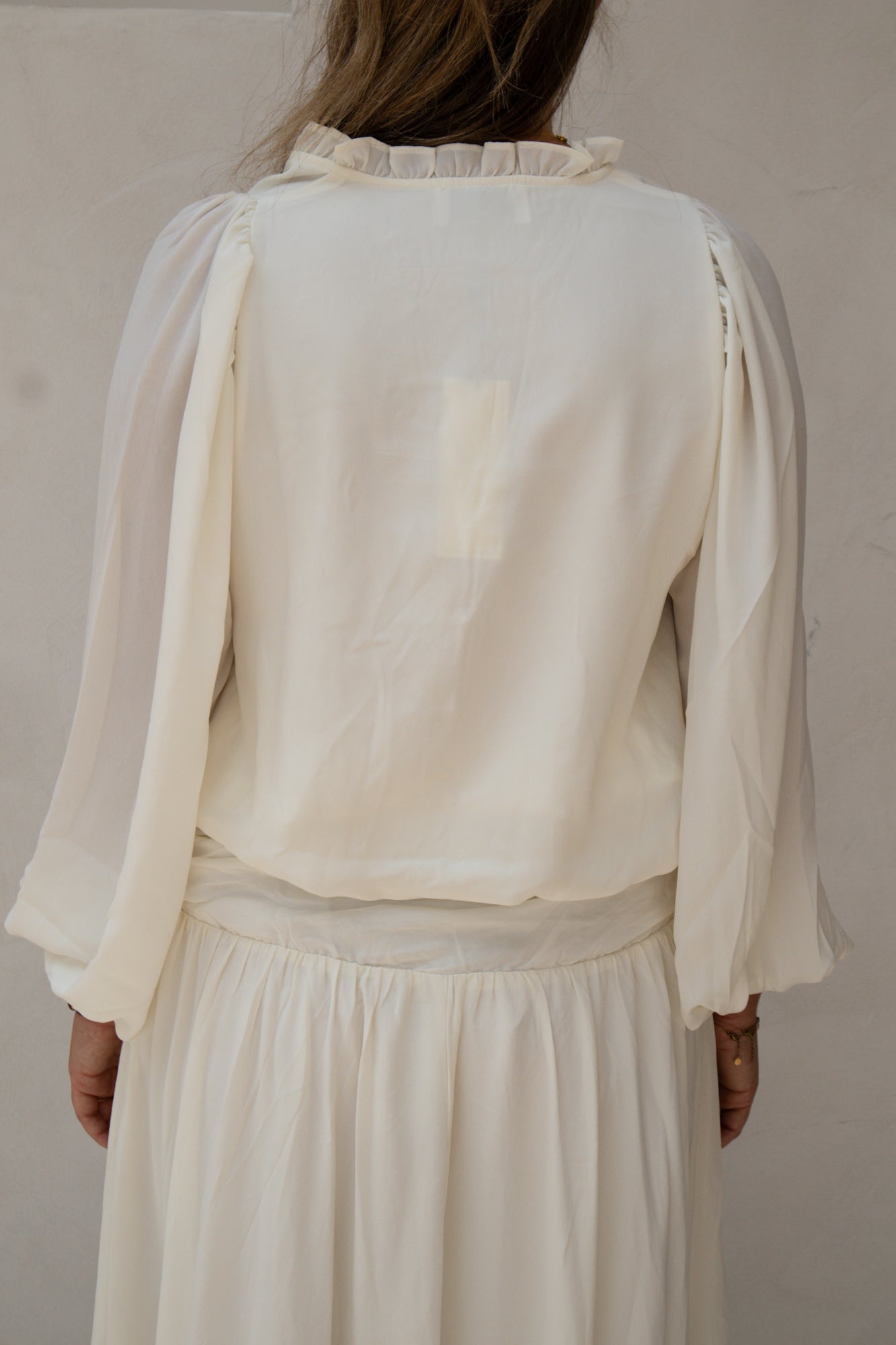 Vivette Woven Blouse Off White - Bij Keesje - Neo Noir - Blouse
