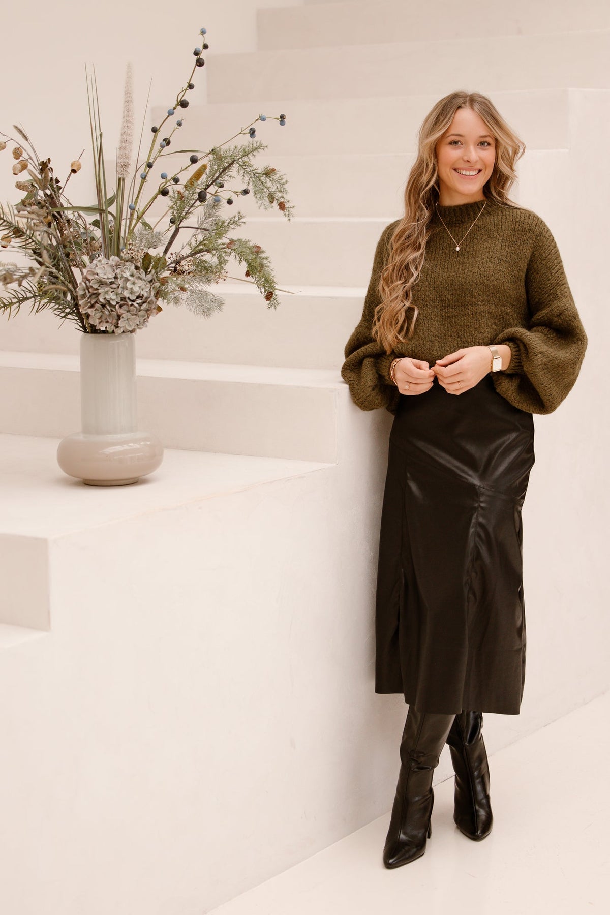 Wendy sweater green - Bij Keesje - Bij Keesje