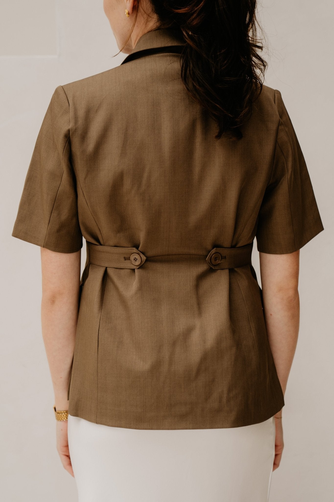 Wies blazer bruin - Bij Keesje - Bij Keesje - Blazer
