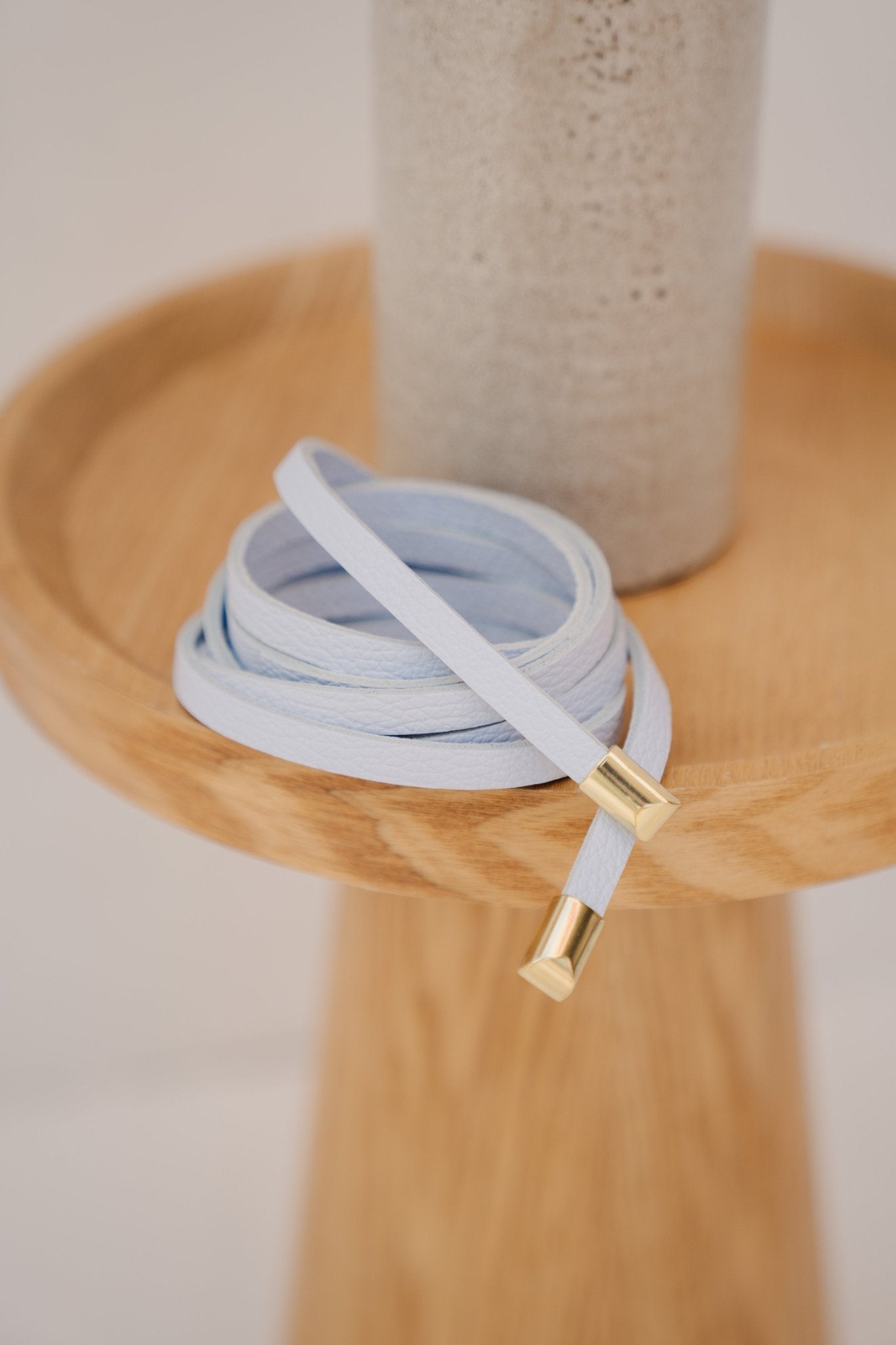 Wikkelriem celeste blue - Bij Keesje - Bij Keesje -