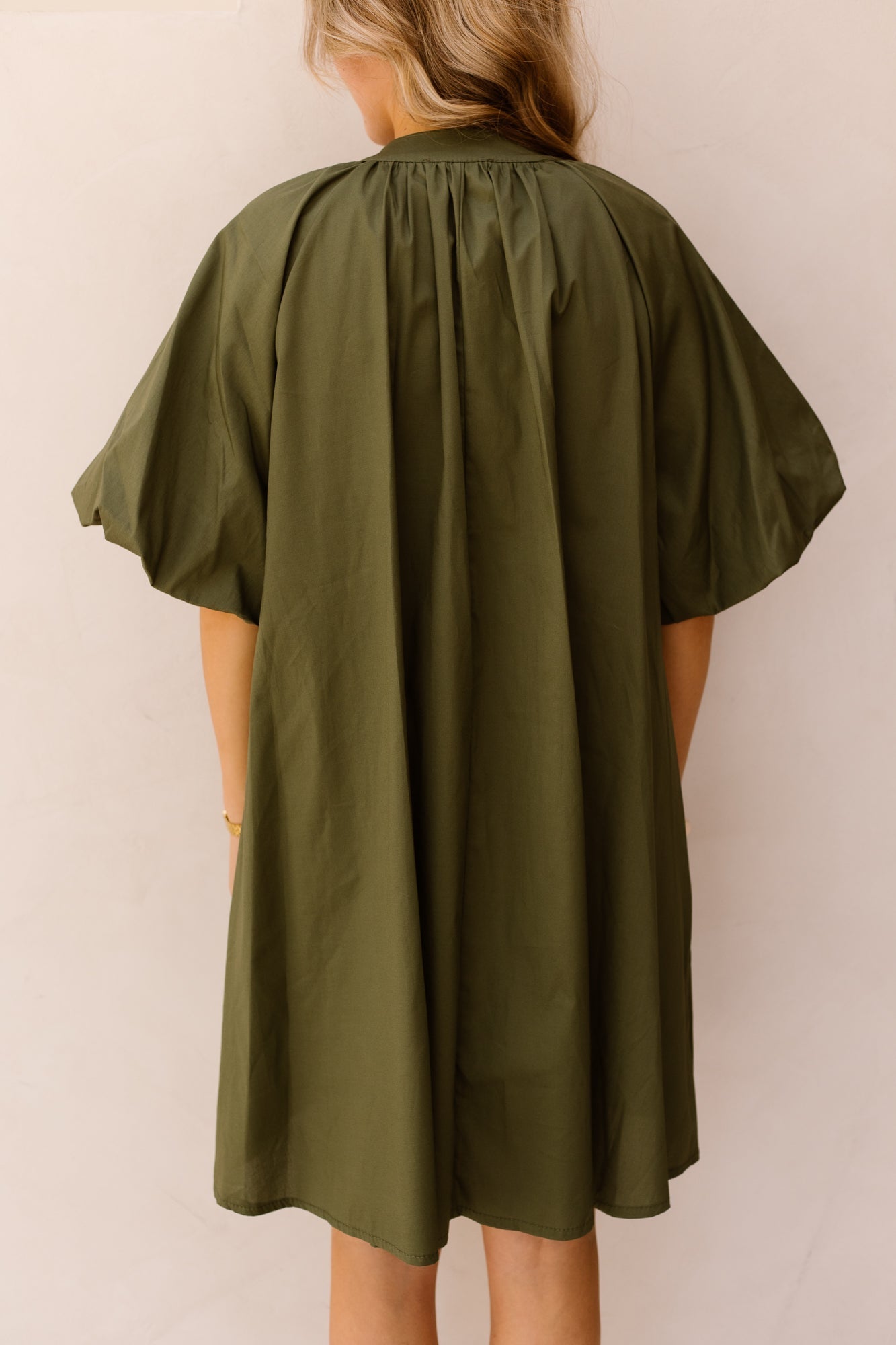 Xandra dress green - Bij Keesje - Bij Keesje - Jurk