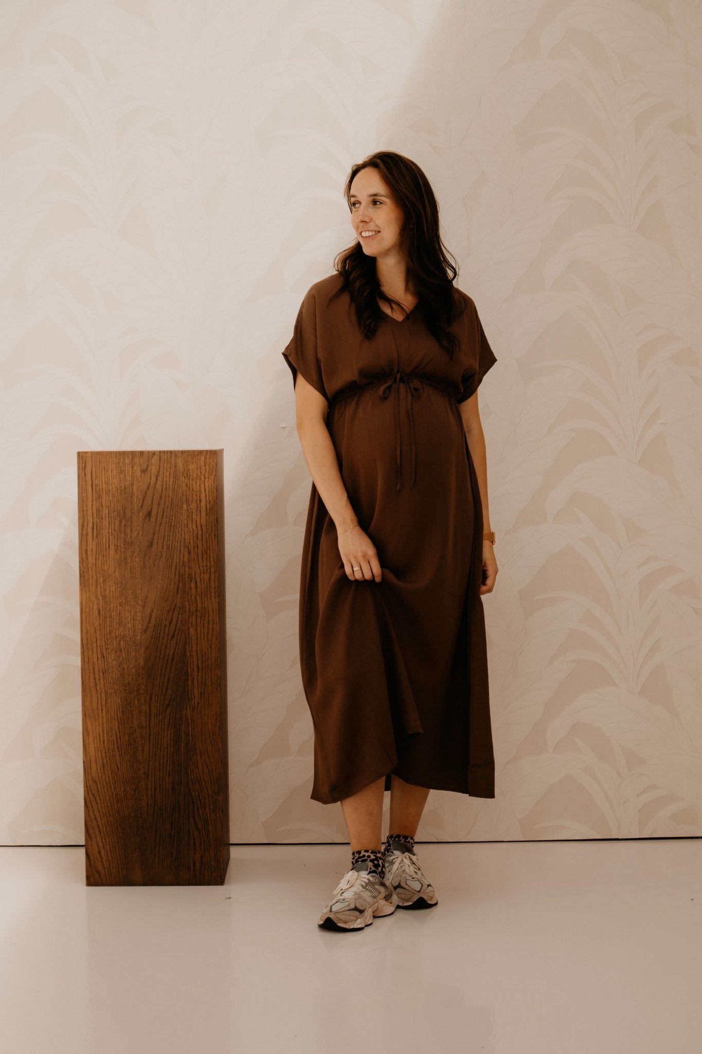 Xante Dress Brown - Bij Keesje - Bij Keesje - Jurk
