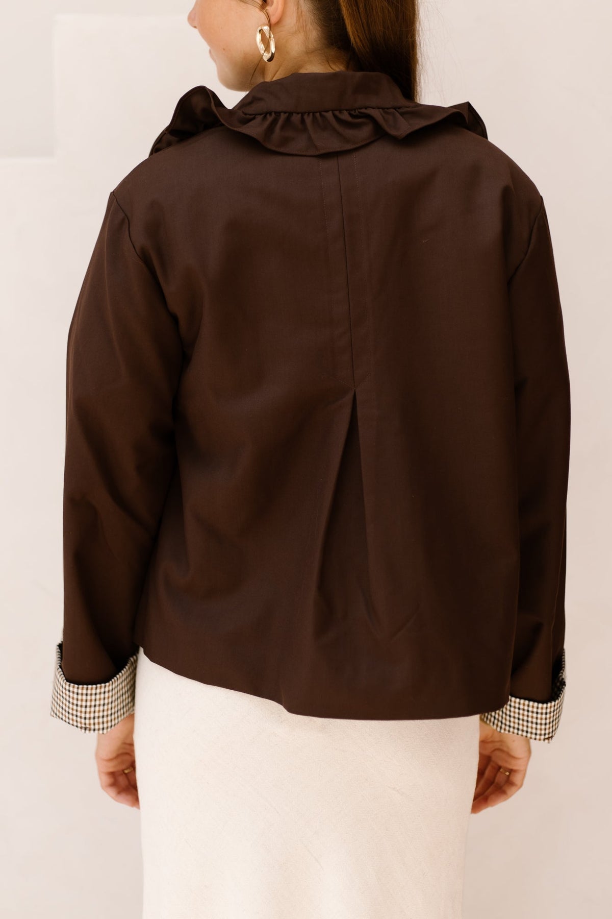 Yaselsia Ls Short Trenchcoat Coffee Bean - Bij Keesje - Y.A.S - Jas