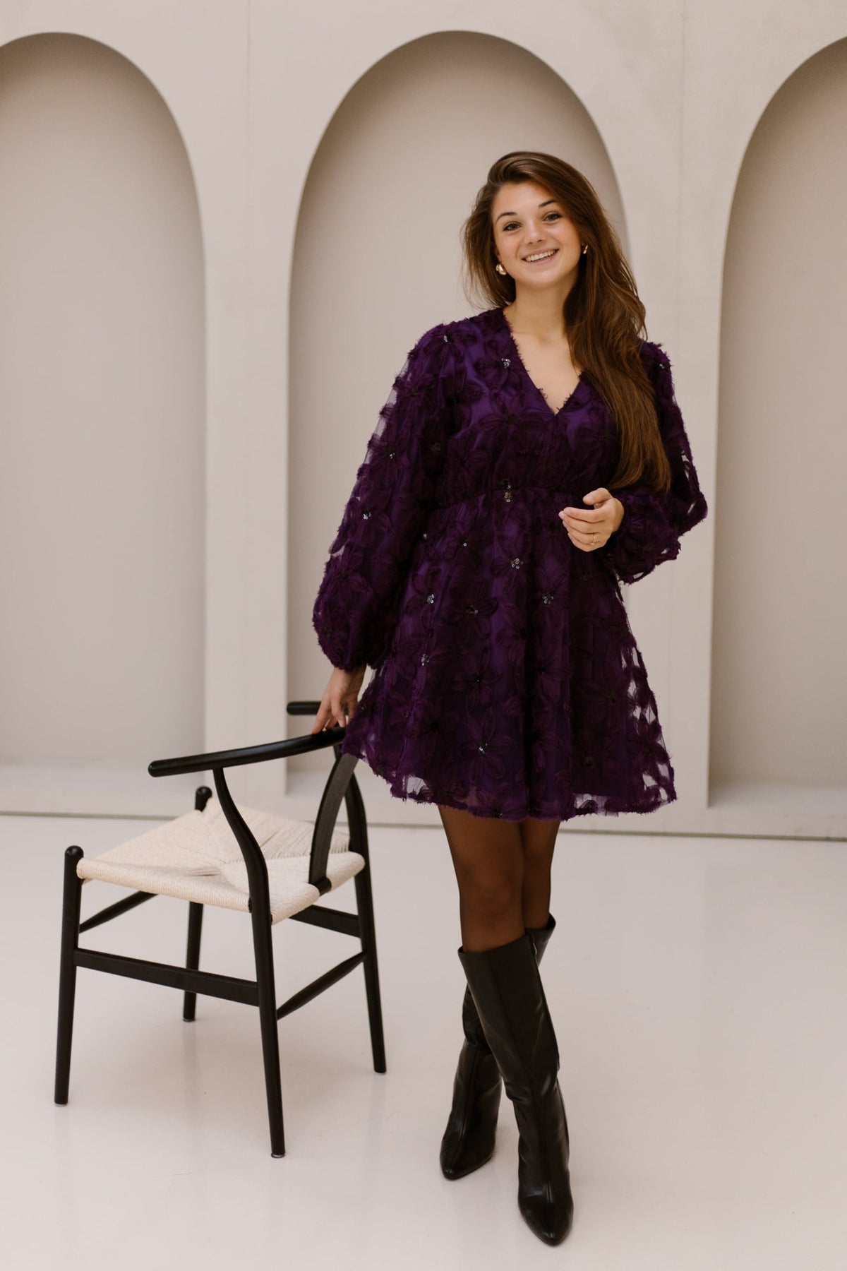 Yasfazilla dress purple - Bij Keesje - Y.A.S - Jurk