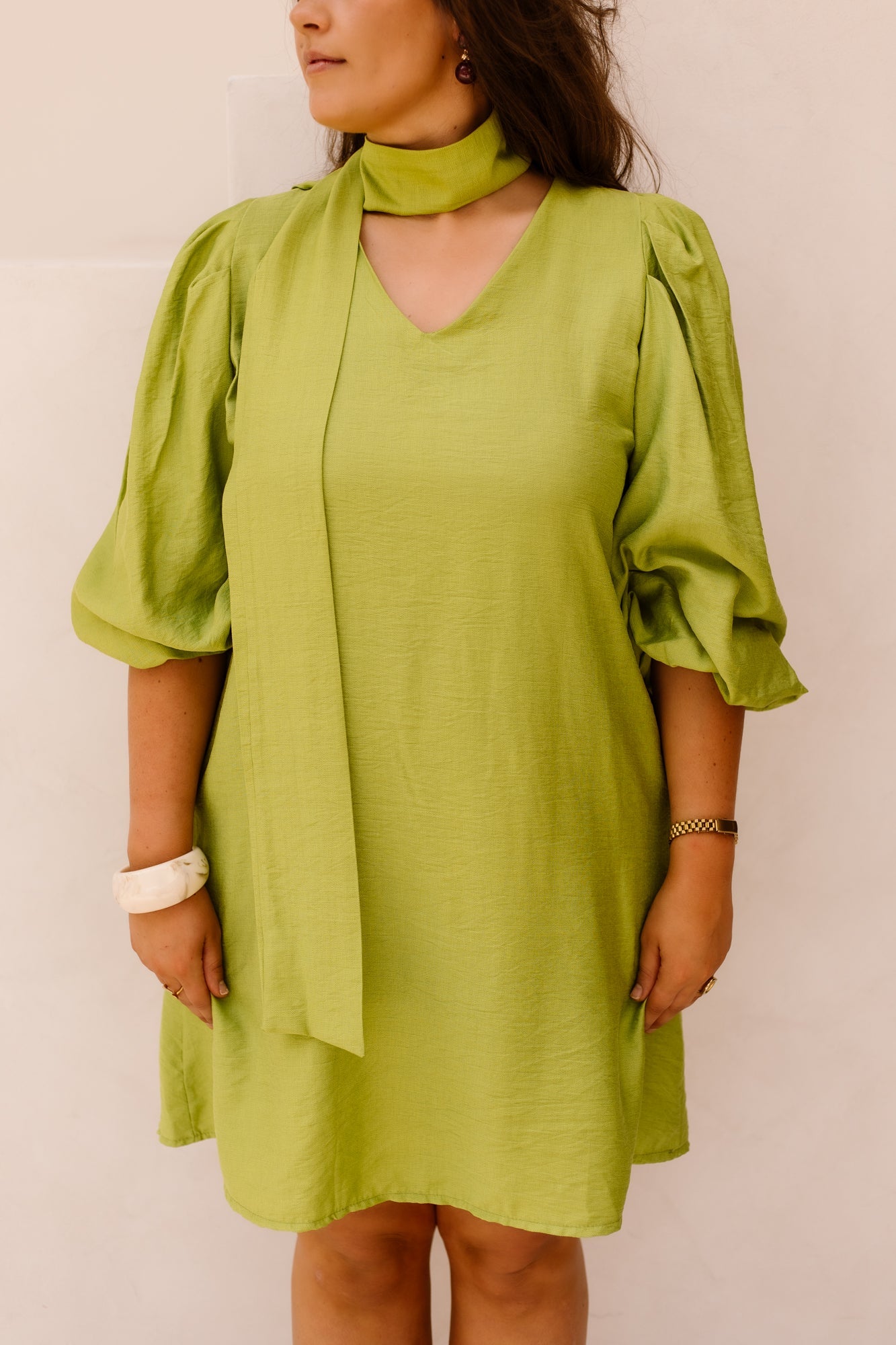 Zia dress lime - Bij Keesje - Bij Keesje - Jurk