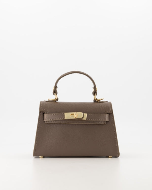 Tas Grace leer taupe