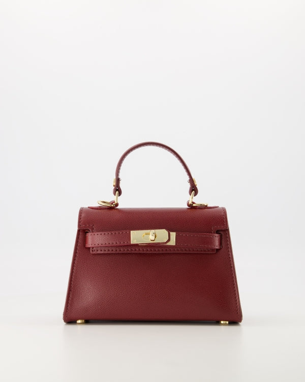 Tas Grace leer bordeaux