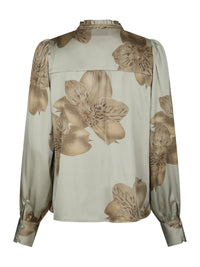 Massima misty orchid blouse smoke green