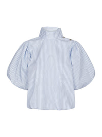 Parisa Stripe Blouse Light Blue