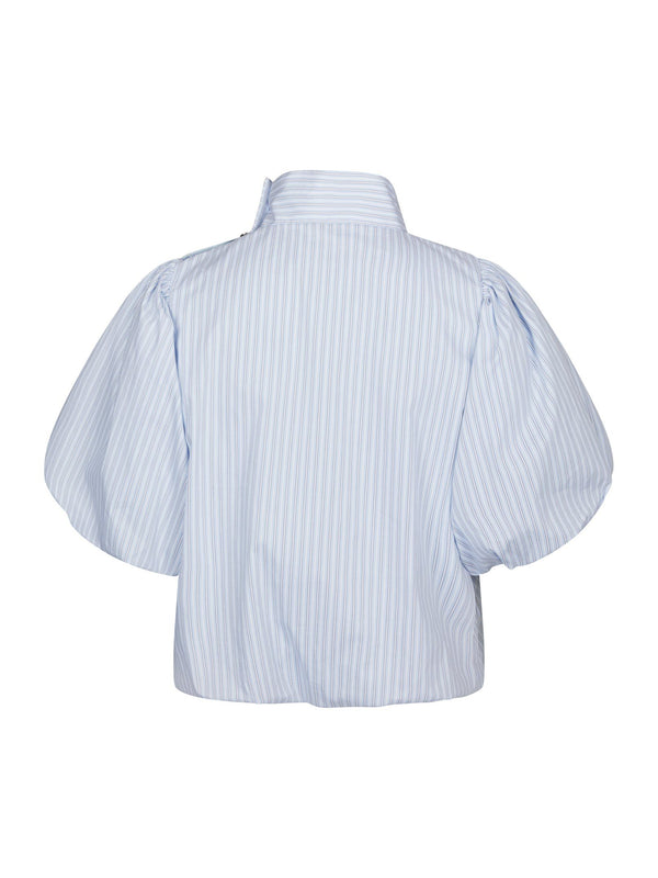 Parisa Stripe Blouse Light Blue