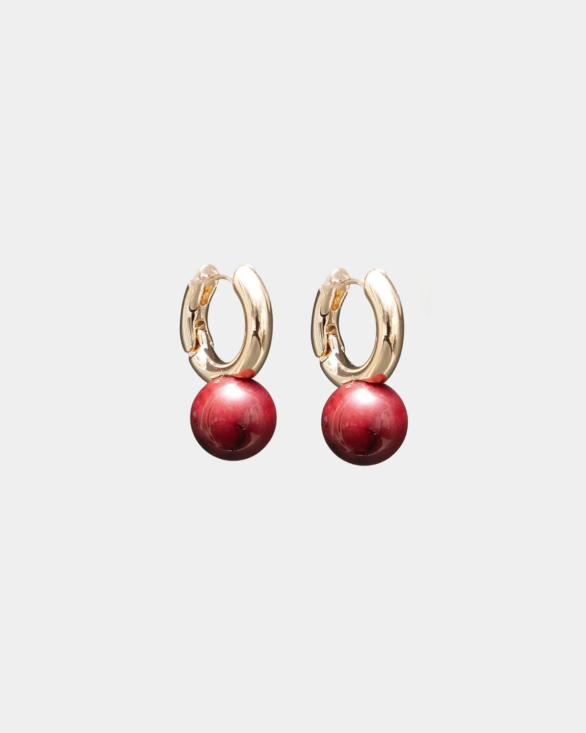 BOW19 Earring Amelie bordeaux