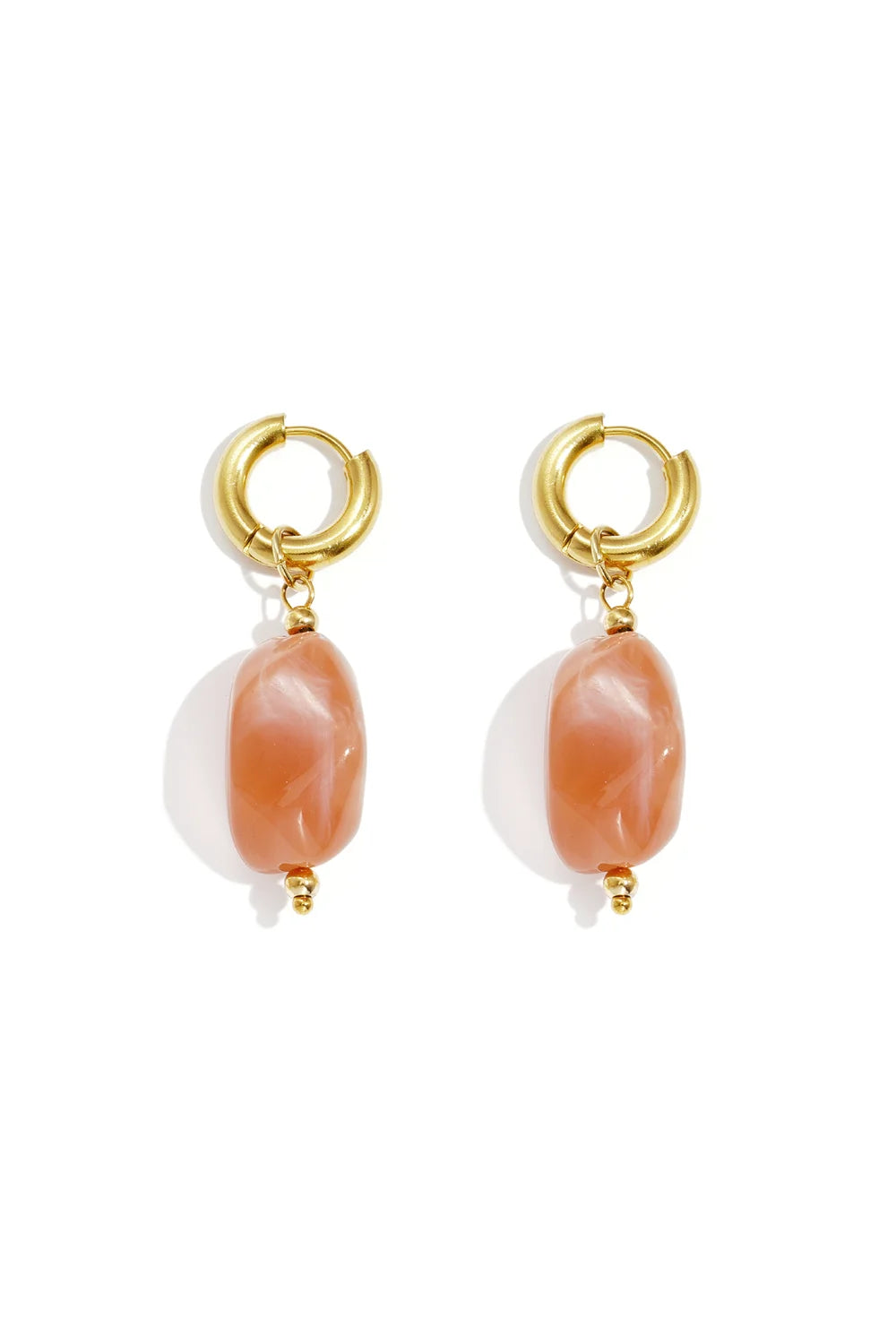 Oorbellen Anne deep pink