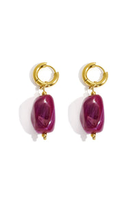Oorbellen Anne purple