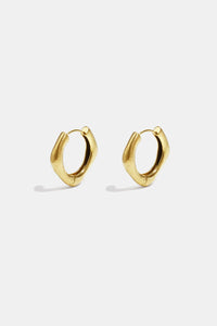 Oorbellen Annelien square gold