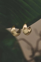 Oorbellen Arielle circle gold