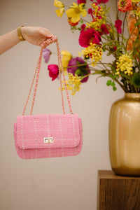 8004 bag tweed rose - Bij Keesje - Esqualo