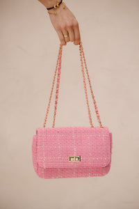 8004 bag tweed rose - Bij Keesje - Esqualo