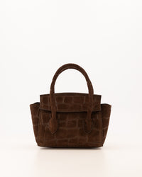 Tas Florence Toscana Croco donkerbruin