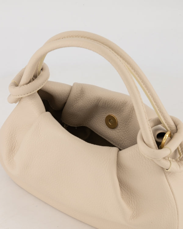 Tas Lucca leer ecru