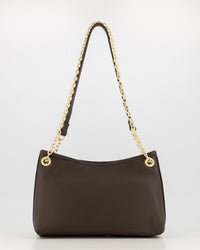 Tas Pisa leer donkerbruin