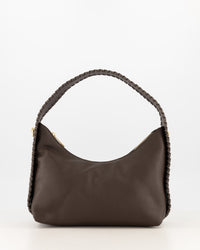 Tas Iris leer donkerbruin