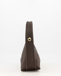 Tas Iris leer donkerbruin