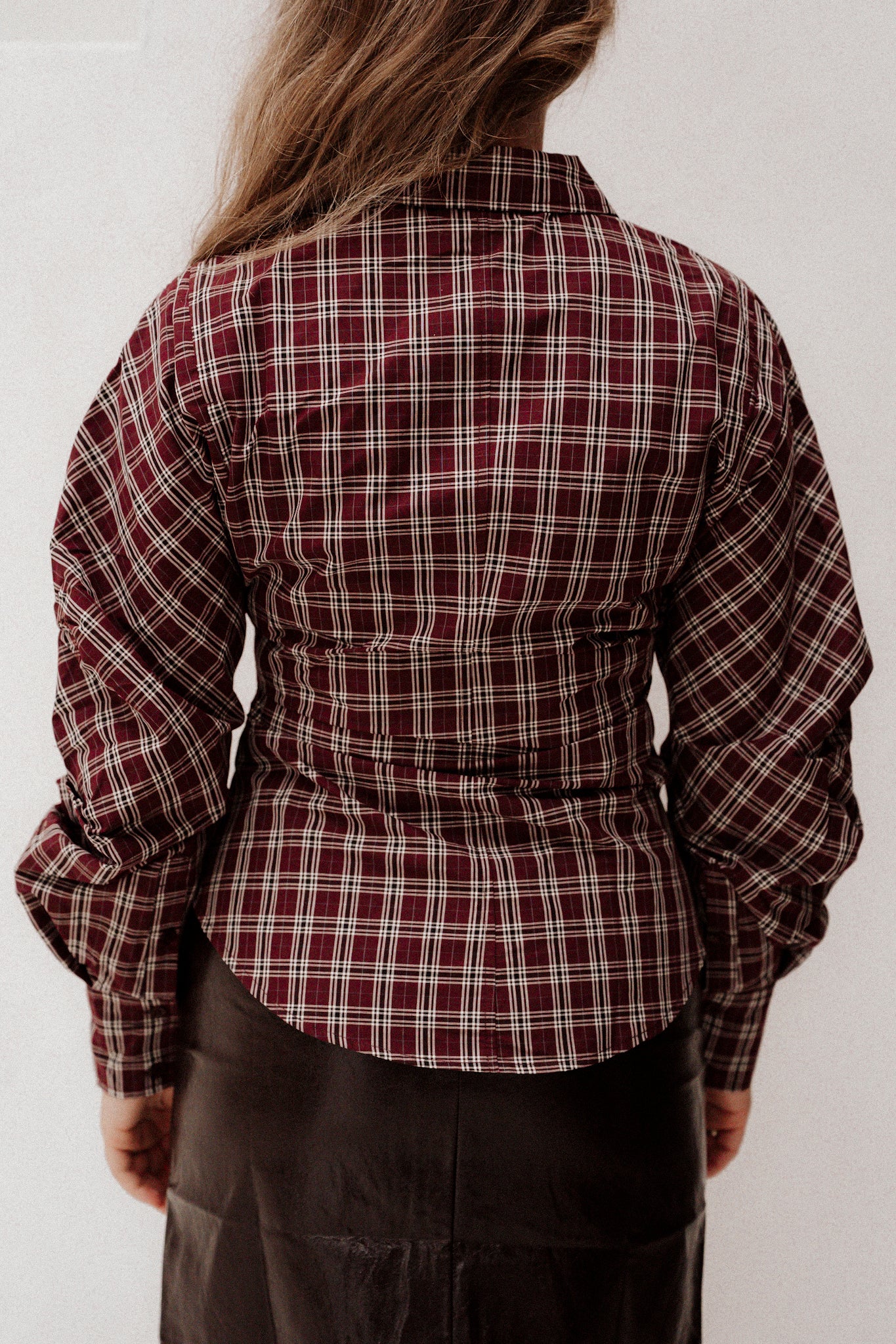 Neoella Medium Check Shirt Pflaume