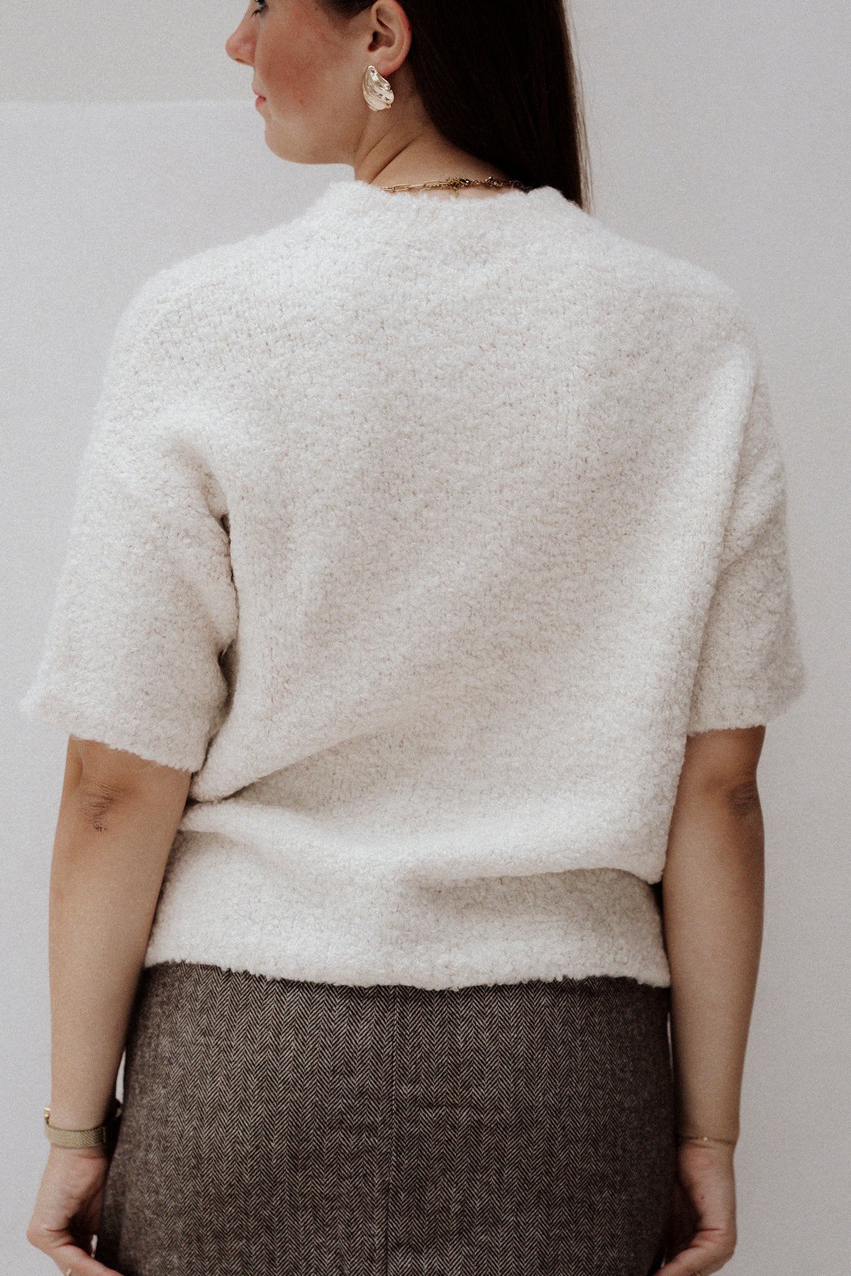 SL Knit Top Off/White 26672